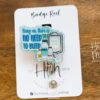 Hang on there is no need to bleed Badge Reel, Funny Badge Reel, Labor and Delivery ID Holder, Retractable Acrylic Badge Reel, Nurse Gift