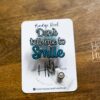 Don't tell me to smile Badge Reel, RN id Holder, Retractable Acrylic Badge Reel, Nurse Gift, Funny Badge Reel