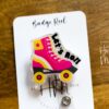 Let's Roll Badge Reel, Patient Transporter Badge Reel, Cute badge reel, Orderly ID Holder, Wheelchair badge reel, Roller Skate Badge Reel