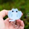il_fullxfull.6230726275_bqrw Stingray Badge Reel, Funny Badge Reel, Summer Nurse Badge Reel, Retractable ID Holder, Interchangeable Lanyard, Marine Animals Badge Reels