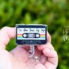 I'm older than Hip Hop Badge Reel, RN id Holder, Retractable Acrylic Badge Reel, Nurse Gift, Funny Badge Reel, old school hip hop
