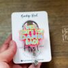 Well too Damn Bad Badge Reel, RN id Holder, Retractable Acrylic Badge Reel, Nurse Gift, Funny Badge Reel