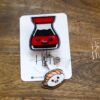 Soy Sauce Sushi Badge Reel, Funny Badge Reel, Waitress Badge Reel, Retractable ID Holder, Food Badge Reels, kawaii badge reel