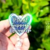 Moral Support Coworker, Nurse ID Holder, Funny Badge Reel, PBT ID Holder, Coworker Gift