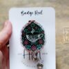Suriel Tea Co. Badge Reel, Librarian Badge Reel, Retractable Badge Reel, Interchangeable Badge Reel, Book Lovers, Booktok, ACOTAR