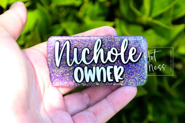 il_fullxfull.6296825559_1q67 Personalized Name Tag: Custom Design for Work, School, or Gifts - Magnetic ID Badge Holder, Stocking Stuffer