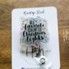 My favorite color is Christmas lights Badge Reel, Christmas Badge Reel, Retractable ID Holder, Interchangeable, Glitter Badge Reel