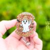 Halloween No diggity, about to bag it up Badge Reel, Fall Badge Reel, Ghost Badge Reel, Halloween Badge Reel, Autumn Badge Reel