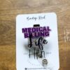 Medical Billing Badge Reel, Accounting ID Holder, Funny Badge Holder, Interchangeable Retractable Reel