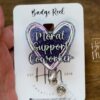Moral Support Coworker, Nurse ID Holder, Funny Badge Reel, PBT ID Holder, Coworker Gift