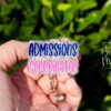 Admissions Coordinator Badge Reel, Admissions Badge Reel, Funny Badge Reel, Retractable Badge Reel, Interchangeable, Stocking Stuffer