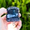 Houston I'm the Problem Funny Badge Reel, RN ID Holder, Retractable Acrylic Badge Reel, Office work Badge holder, Pink