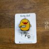 Stabby Duck badge reel, Interchangeable Badge Reel, Cute badge Reel, Teacher ID Holder, animal badge reel, Badge Holder, Stocking Stuffer