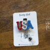4th of July USA Badge Reel, Retractable Badge Reel, Teacher ID Holder, Nurse Badge Reel