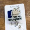 Take My Hand Badge Reel, RN id Holder, Retractable Acrylic Badge Reel, Nurse Gift, Funny Badge Reel