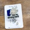 Take My Hand Badge Reel, RN id Holder, Retractable Acrylic Badge Reel, Nurse Gift, Funny Badge Reel