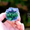 Wicked Badge Reel, Halloween Badge Reel,  Elphaba ID Holder, Interchangeable badge reel, Theater Gift, for good