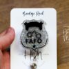 il_fullxfull.6416367149_rhck FAFO Corrections Badge Reel, corrections officer ID Holder, Retractable Acrylic Badge Reel, corrections badge, Police Badge Reel Pin