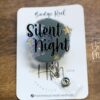 Silent Night Badge Reel, Halloween Badge Reel,  Christmas ID Holder, Interchangeable badge reel, Stocking Stuffer
