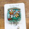 Did you Icing it Badge Reel, Nurse Christmas Gift, Retractable ID Holder, Interchangeable, Urgent Care