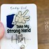Take My Hand Badge Reel, RN id Holder, Retractable Acrylic Badge Reel, Nurse Gift, Funny Badge Reel