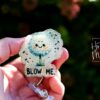 Blow Me Dandelion Badge Reel, RN id Holder, Retractable Acrylic Badge Reel, Nurse Gift, Funny Badge Reel