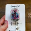 All of My Flabbers Are Gasted  Badge Reel, RN id Holder, Retractable Acrylic Badge Reel, Nurse Gift, Funny Badge Reel