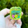 It was Better in the 90's Funny Badge Reel, RN ID Holder, Retractable Badge Reel, Nurse Gift, Office ID Holder,