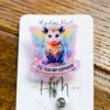Fairy God Possum, Funny Badge reel, RN ID Holder, Retractable Acrylic Badge Reel, Nurse Gift, Night Shift