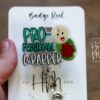 Professional Wrapper Badge Reel, Christmas Badge Reel, Funny Badge Reel, Retractable ID Holder, Interchangeable, L&D Nurse, NICU