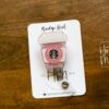 Coffee chugs and baby snugs coffee cup Badge Reel, NICU Badge Reel, Glitter Badge Reel, Post Partum Care Badge Reel, Daycare Badge reel