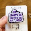 Ok I won't be doing any of that Badge Reel, RN ID Holder, Retractable Badge Reel, Nurse Gift, Office ID Holder, Custom Badge Reel