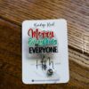 Merry Everything to Everyone Christmas Badge Reel, Retractable ID Holder, Interchangeable, Glitter Badge Reel, Happy Holidays