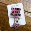 il_fullxfull.6585662337_7mk0 Pink I'm Tired of this Grandpa Badge Reel, Well too damn Bad, RN id Holder, Retractable Acrylic Badge Reel, Nurse Gift, Funny Badge Reel