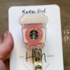 Coffee chugs and baby snugs coffee cup Badge Reel, NICU Badge Reel, Glitter Badge Reel, Post Partum Care Badge Reel, Daycare Badge reel