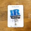 Interventional Radiology Badge Reel, Rad Life ID Holder, Retractable ID Holder