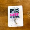 Taking it one WTF at a time Badge Reel, Well too damn Bad, RN id Holder, Retractable Acrylic Badge Reel, Nurse Gift, Funny Badge Reel