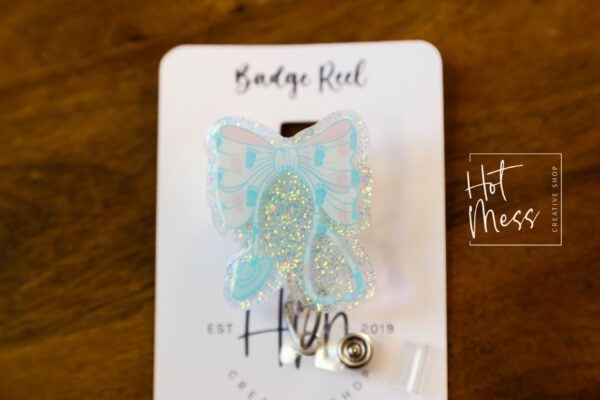 il_fullxfull.6693865478_3aan Coquette Labor and Delivery Nurse Bow Badge Reel, Badge ID, NICU Nurse, work lanyard, coquette nurse