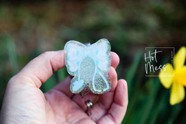 il_fullxfull.6741903213_8zxb Coquette Labor and Delivery Nurse Bow Badge Reel, Badge ID, NICU Nurse, work lanyard, coquette nurse