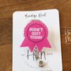 Didn't Quit today RN id Holder, Retractable Acrylic Badge Reel, Nurse Gift, Funny Badge Reel, Glitter id holder