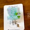 Go with the flow Funny Badge Reel, RN ID Holder, Retractable Acrylic Badge Reel, Nurse Gift, Respiratory Badge Reel