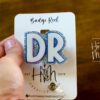 il_fullxfull.6783167462_h6xw Doctor Badge Reel, DR ID Holder, Retractable Acrylic Badge Reel, Funny Badge Reel, Glitter id holder,