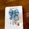 il_fullxfull.6783210830_52ty Blue Nurse Bow Badge Reel, Badge ID, Stocking Stuffer, work lanyard, coquette nurse