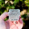 I support Women's rights and Wrongs Badge Reel, ID Holder, women empowerment, Feminist gift