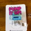 Pump it Up Badge Reel, Diabetes badge reel, Cute Badge Reel, Diabetes Pin, Retractable Badge Reel, Interchangeable Badge Reel