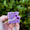 I get paid to run with scissors Funny Badge Reel, RN ID Holder, Retractable Badge Reel, Nurse Gift, Night Shift, Officer Worker, ED Nurse