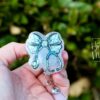 il_fullxfull.6831219827_kp5b Blue Nurse Bow Badge Reel, Badge ID, Stocking Stuffer, work lanyard, coquette nurse