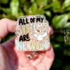 All My Systems are nervous badge reel, Interchangeable Badge Reel, Cute badge Reel, Teacher ID Holder, Anxiety badge reel, Badge Holder