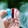 Custom Baseball Badge Reel – Personalized Glitter Badge Holder with Player's Name – Perfect Gift for Baseball Players, Coaches, and Fans!