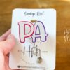 Physician Assistant Glitter Badge Reel – Sparkly PA Retractable ID Holder, Cute Badge Clip for Medical Professionals